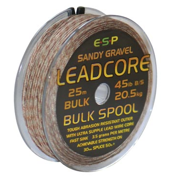 ESP Leadcore Gravel 45lb x 25m