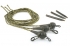 Fox Leadcore Safety Sleeve Rigs & Kwik Change Swivels