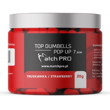 Match Pro Top Dumbells Pop-up Strawberry 7mm