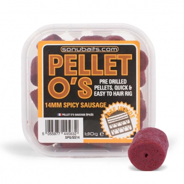 Sonubaits Pellet O's 14mm - Spicy Sausage