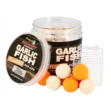 Starbaits Garlic Fish Fluoro Pop-Up 20mm