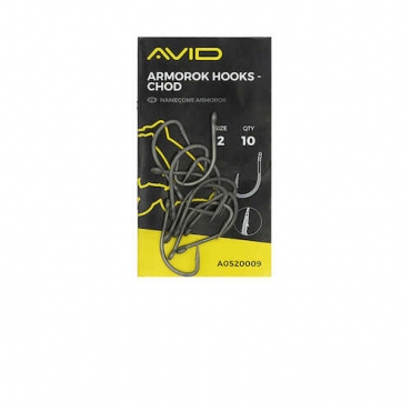 Avid Carp Armorok Hooks- Chod Size 2