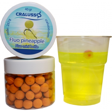 Cralusso Fluoro Mini Boilie 12mm Pineapple