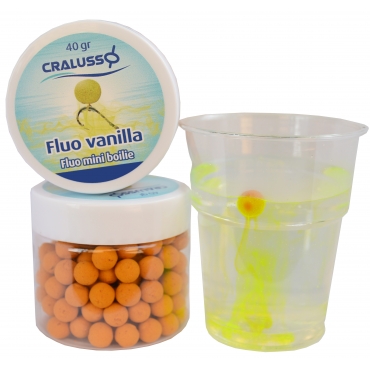 Cralusso Fluoro Mini Boilie 12mm Vanilla
