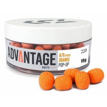 Daiwa Advantage Pop-Up - 8/10mm Orange Chocolate