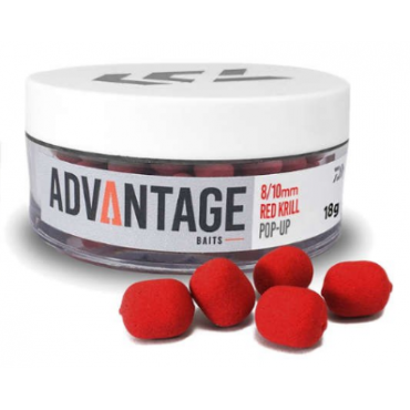 Daiwa Advantage Pop-Up - 8/10mm Red Krill