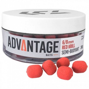 Daiwa Advantage Semi-Buoyant - 8/10mm Red Krill