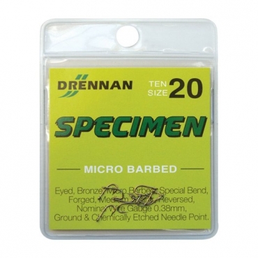 Drennan Specimen Micro Barbed Size 4 