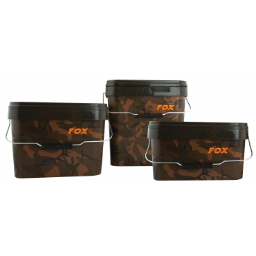 Fox Camo Square Buckets - 10 Litre