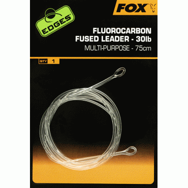 Fox Edges Fluorocarbon Fused Leaders 75cm