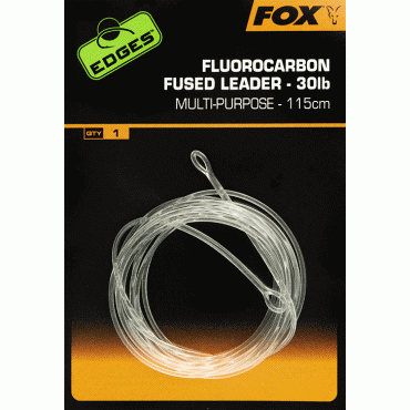 Fox Edges Fluorocarbon Fused Leaders 115cm