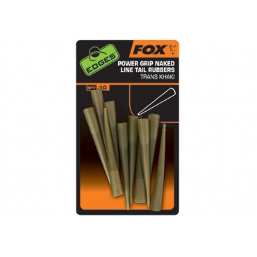 Fox Edges Power Grip Naked Line Tail Rubbers Size 7