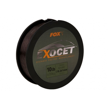 Fox Exocet Mono Trans Khaki - 0.261mm 10lbs/4.55kgs 1000m