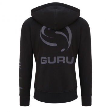 Guru Semi Logo Hoodie Black - XL