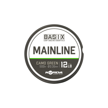 Korda Basix Main Line 12lb 0.35mm 500m