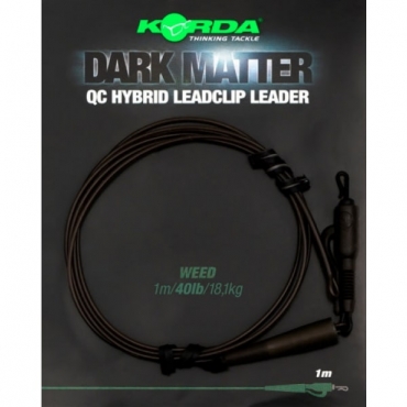 Korda Dark Matter Leader QC Hybrid Clip Weed