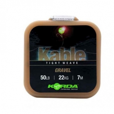 Korda Kable Tight Weave 7m Gravel