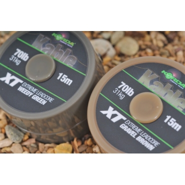 Korda Kable XT Extreme Leadcore 70lb 15m Brown