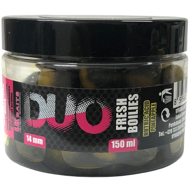 LK Baits DUO X-Tra Fresh Boilies Nutric Acid/Pineapple 14mm 150ml