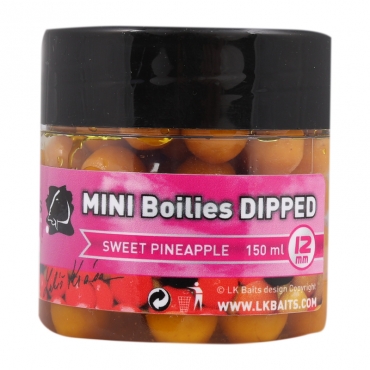 LK Baits Mini Boilies Pineapple 12mm 150ml