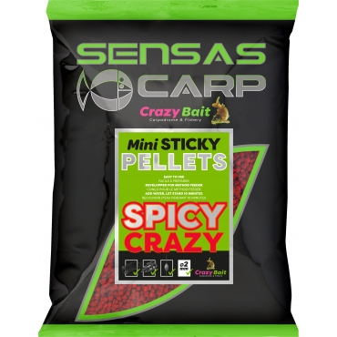 Sensas Mini Sticky Pellets Spicy Crazy 700g