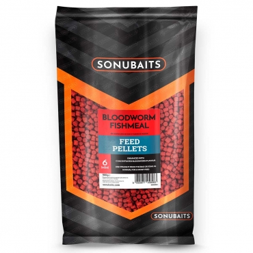 Sonubaits 6mm - Bloodworm Fishmeal Feed 900g