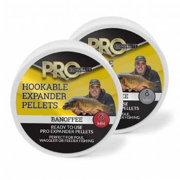 Sonubaits Pro Hookable Expander Pellets Banoffee 8mm