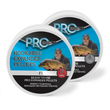 Sonubaits Pro Hookable Expander Pellets F1 8mm