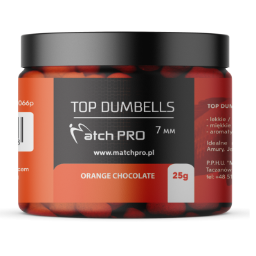 Match Pro Top Dumbells Orange Chocolate 7mm