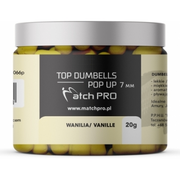 Match Pro Top Dumbells Pop-up Vanille 7mm