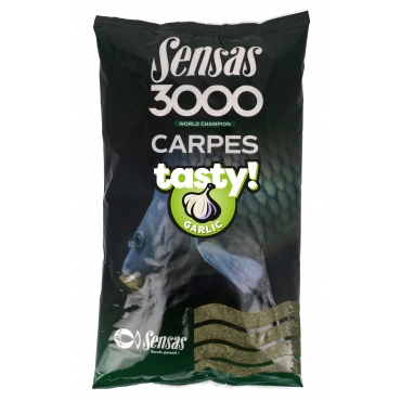 Sensas 3000 Zanęta Carp Tasty Garlic 1kg