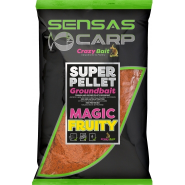 Sensas Super Pellet Groundbait Magic Fruity 1kg