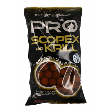 Starbaits Probiotic Scopex Krill Boilies 20 mm  0,8kg