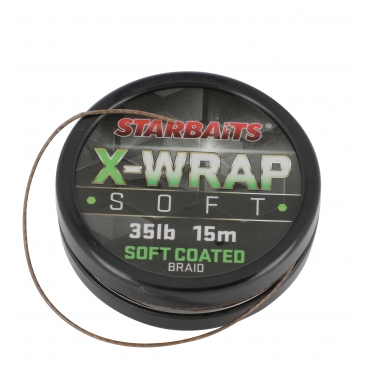 Starbaits X Wrap Soft Coated Braid 35lb 20m
