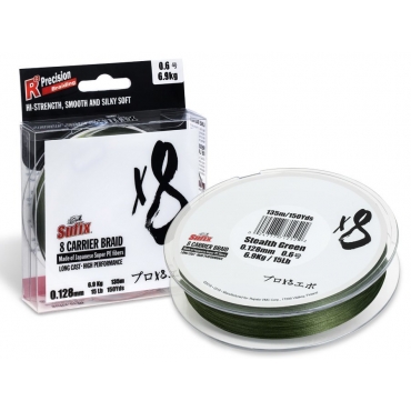 Sufix x8 Braid Green 0.12mm 150m