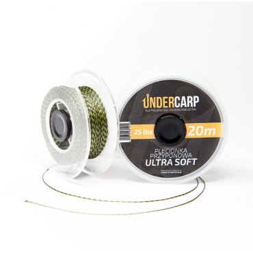 Under Carp Plecionka Przyponowa 20 m/25 lbs ULTRA SOFT – Zielona