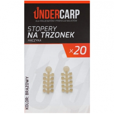 Under Carp Stopery na trzonek haczyka brązowe 20szt