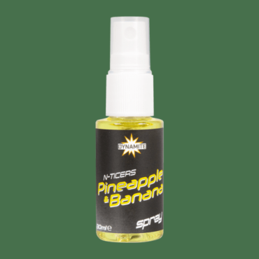 Dynamite Baits N-Ticers Pop-up Pineapple Banana Spray 30ml