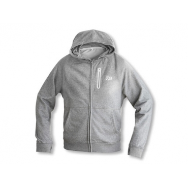 Daiwa D-VEC Hoodie With Zipper Grey - XL