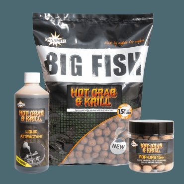 Dynamite Baits Hot Crab & Krill  Boilie 15mm 1,8kg