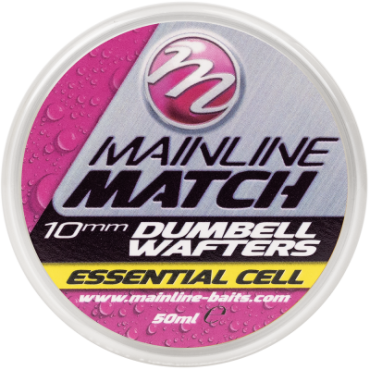 Mainline Match Dumbell Wafters 10mm Essential Cell