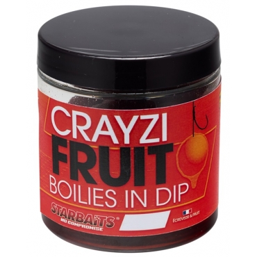 Starbaits Crayzi Fruit Boilies in Dip 20mm 150g