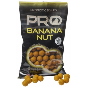 Starbaits Probiotic Banana Nut Boilies 20mm 0,8kg
