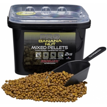 Starbaits Banana Nut Pellet Mixed 2kg