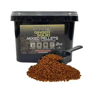 Starbaits Ginger Squid Pellets 2kg