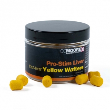 CC Moore Pro-Stim Liver Yellow Wafters 10 x 14mm