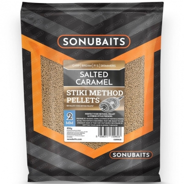 Sonubaits Salted Caramel Stiki Method Pellets 2mm 650g
