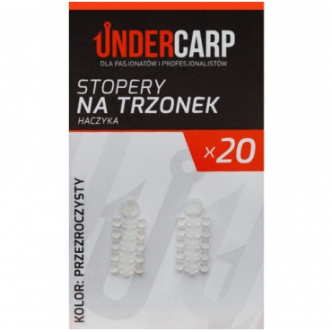 Under Carp Stopery na trzonek haczyka przeźroczyste 20szt