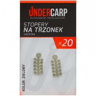 Under Carp Stopery na trzonek haczyka zielone 20szt